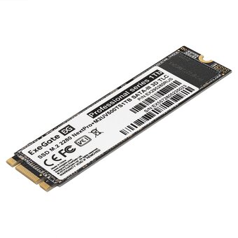  SSD ExeGate NextPro+ M2UV500TS1TB EX295280RUS M.2 2280 1Tb (SATA-III, 22x80mm, 3D TLC) 