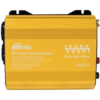  Автоинвертор Ritmix RPI-6102 Pure sine wave 