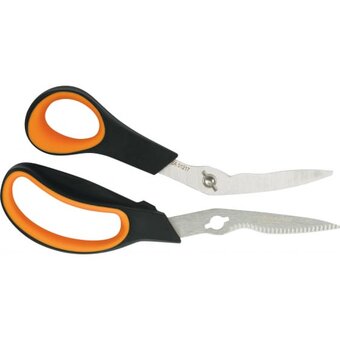  Ножницы для травы Fiskars SP240 черный/оранжевый (1063327) 