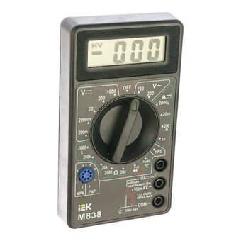  Мультиметр цифровой IEK Universal M838 TMD-2S-838 