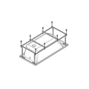  Монтажный комплект Santek WH112421 для ванны Монако 170х70 