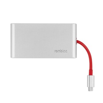  USB-концентратор Rombica Type-C Hermes красный 