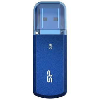  USB-флешка Silicon Power Helios 202 (SP128GBUF3202V1B) 128Gb USB 3.2, Голубой 
