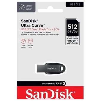  USB-флешка SanDisk CZ550 Ultra Curve (SDCZ550-512G-G46) 512GB USB 3.2 Black 