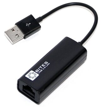  Сетевая карта 5bites UA2-45-02BK, 1xRJ-45, 100 Мбит/с, USB 