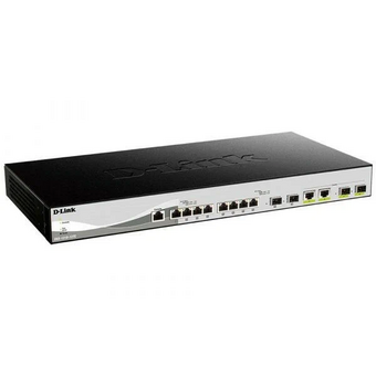  Коммутатор D-Link Proj DXS-1210-12TC/B1A 8x10GBase-T, 2x10GBase-X SFP+ и 2x10GBase-T/SFP+ 