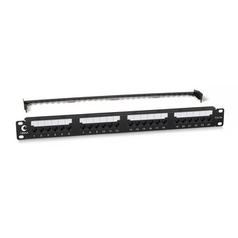  Патч-панель Cabeus PL2-24-Cat.5e-Dual 