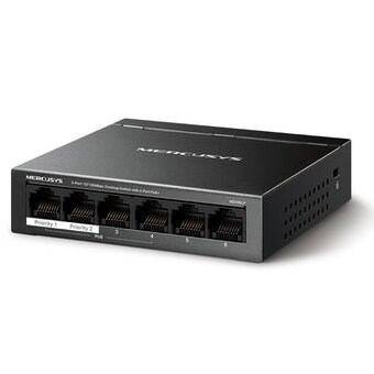  Коммутатор Mercusys MS106LP с 6 портами 