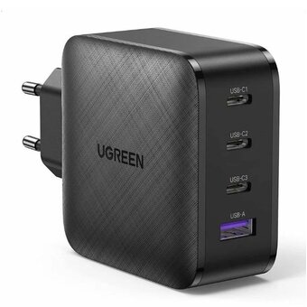  СЗУ UGREEN CD224 (70774) 6USB-A+3*USB-C 65W GaN Tech Fast Charger EU черный 