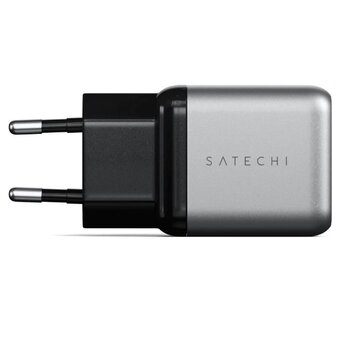  СЗУ Satechi 30W USB-C GaN Wall Charger серый космос 