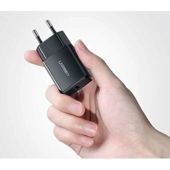  СЗУ UGREEN ED011 (50459) USB-A Wall Charger 1 порт черный 