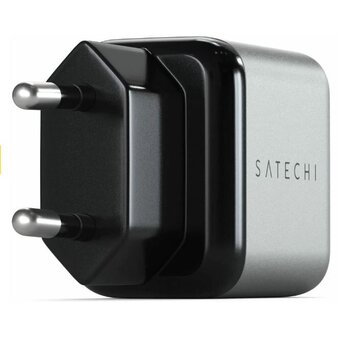  СЗУ Satechi 20W USB-C PD Wall Charger серый космос 