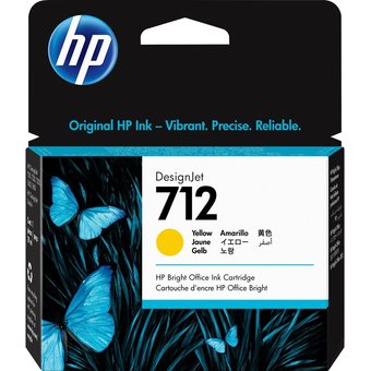  Картридж струйный HP 712 3ED69A желтый (29мл) для HP DJ Т230/630 