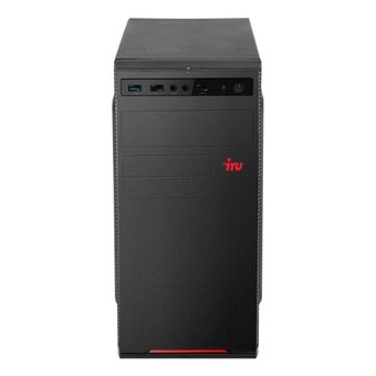  ПК IRU Office 312 MT (1 418 002) PG G5420 (3.8)/8Gb/SSD240Gb/UHDG 610/Free DOS/GbitEth/400W/черный 