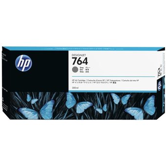  Картридж струйный HP 764 C1Q18A серый (300мл) для HP DJ T3500 