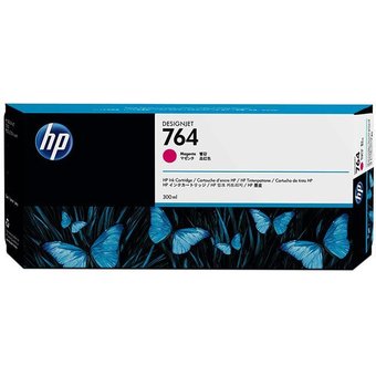  Картридж струйный HP 764 C1Q14A пурпурный (300мл) для HP DJ T3500 