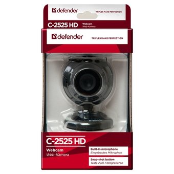  WEB камера Defender G-lens C-2525HD Black 2.0 Мпикс, USB (63252) 