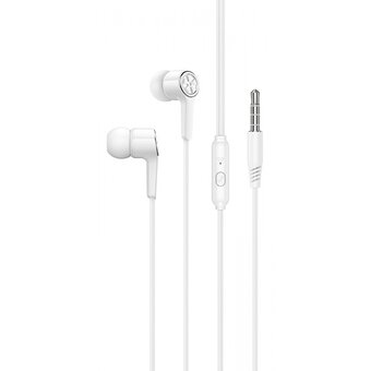  Наушники HOCO M104 Gamble universal earphones with mic (белый) 