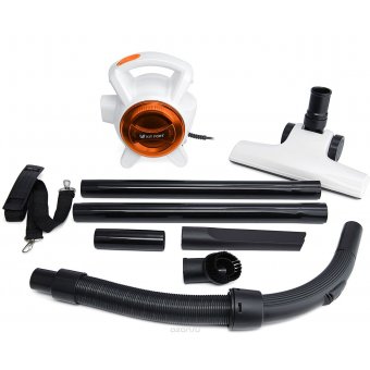  Пылесос ручной Kitfort KT-526-3 оранжевый/белый 