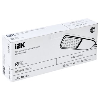  Светильник светодиодный Iek LDKU1-1004-100-5000-K03 ДКУ 1004-100Ш 5000К IP65 серый 