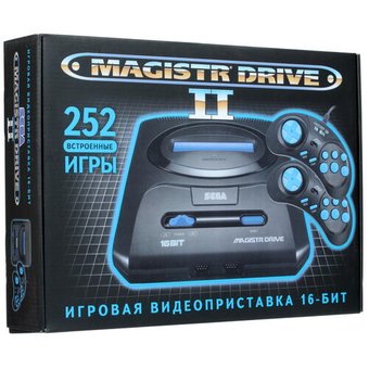  Игровая приставка SEGA Magistr Drive 2 (252 игры) 16 bit ConSkDn98 (SMD2-252) 