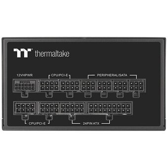  Блок питания Thermaltake Toughpower GF3 Gen.5 (PS-TPD-1000FNFAGE-4) ATX 1000W 80+ gold (24+8+4+4pin) APFC 135mm fan 12xSATA Cab Manag RTL 