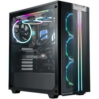  Корпус be quiet! Pure Base 500 FX Black (BGW43) / ATX, TG, USB-C / 3x120mm + 1x140mm ARGB fans inc. 