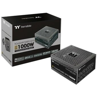  Блок питания Thermaltake Toughpower GF3 Gen.5 (PS-TPD-1000FNFAGE-4) ATX 1000W 80+ gold (24+8+4+4pin) APFC 135mm fan 12xSATA Cab Manag RTL 