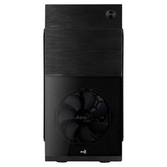 Корпус Aerocool Cs-105 Blue (2xUSB, 2xAudio, 0.5 мм, 120 мм FAN синяя подсветка, mATX, без БП) 