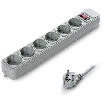  Сетевой фильтр Exegate EX119394RUS SP-6-5G (6 розеток, 5м, евровилка, серый) 