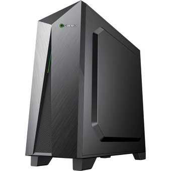  Корпус GameMax Nova N6 (ATX, Черн, USB 3.0, Зак.стекло, 1x120мм вент, без БП) 