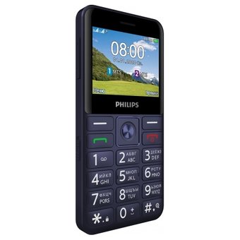  Мобильный телефон Philips E207 Xenium синий 