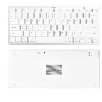 Клавиатура и мышь HOCO DI05, Bluetooth 3.0, 10m, белый 