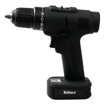  Дрель-шуруповерт Kolner KCD 12/2BL Anthracite (черный) аккумуляторная 
