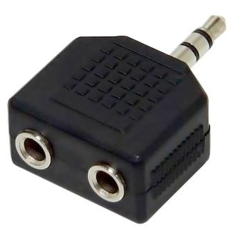  Кабель Vcom VAD7847 Переходник разветвитель аудио 3.5 Jack (M) - 2x3.5 Jack (F), стерео 