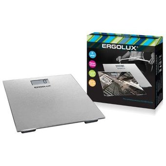  Весы Ergolux ELX-SB02-C03 серые металлик 