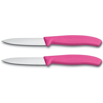  Набор ножей кухонных Victorinox Swiss Classic (6.7606.L115B) компл.2шт розовый блистер 