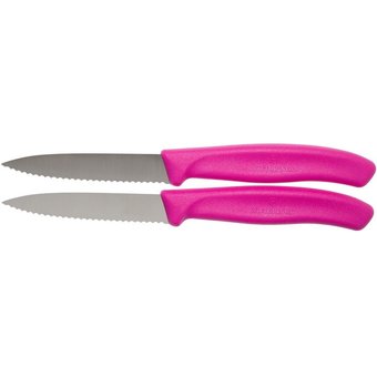  Набор ножей кухонных Victorinox Swiss Classic (6.7636.L115B) компл.2шт розовый блистер 