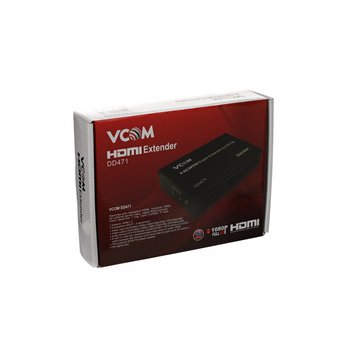  Переходник Vcom DD471 Удлинитель HDMI по витой паре до 60м extender Vcom (DD471) +2б.п. 