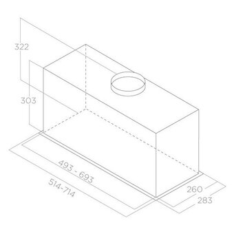  Вытяжка ELICA Lane Sensor BL MAT/A/72 