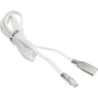  Дата-кабель ACD-Infinity ACD-U922-M1W Micro 1.2м белый 