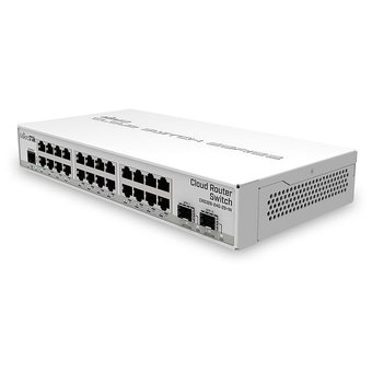  Маршрутизатор Mikrotik 24PORT 1000M CRS326-24G-2S+IN 