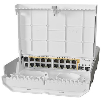  Маршрутизатор Mikrotik 18PORT CRS318-16P-2S+OUT 