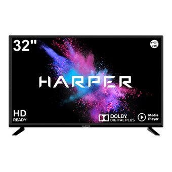  Телевизор Harper 32R690T чёрный 
