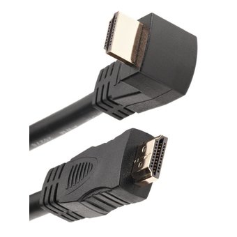  Кабель VCOM CG523-1.8M HDMI-HDMI-угловой коннектор 90град 1.8м, 2.0V 