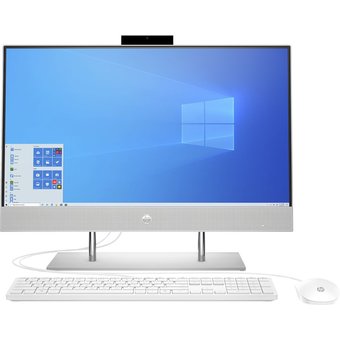  Моноблок HP 24-dp1003ur 2X4U5EA 23.8" Full HD Touch i7 1165G7 (2.8)/16Gb/SSD1Tb/Iris Xe/CR/Win10/GbitEth/WiFi/BT/90W/мышь/серебристый 