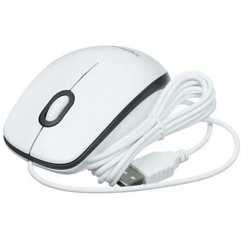  Мышь LOGITECH M100R (910-005007) USB White 