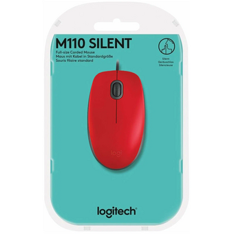  Мышь LOGITECH M110 (910-005501) USB Red 