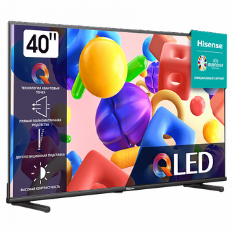  Телевизор Hisense 40A5KQ черный 