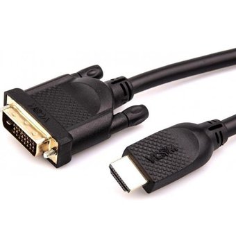  Кабель VCOM CG484GD-3M HDMI AM/DVI(24+1)M, 3м, CU, 1080P 60Hz, 2F, VCOM (CG484G-3M) 
